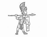 Romano Soldado Defensa Soldato Colorare Defesa Soldados Difesa Dibuix Disegni Soldat Acolore Cdn3 sketch template