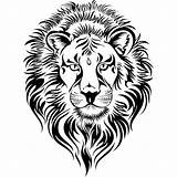 Lion Face Coloring Pages Head Printable Getcolorings Color Print sketch template