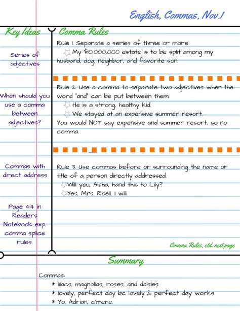 notes   cornell note system life hacks  school