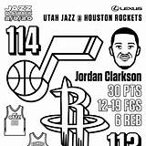 Utah Rockets Clarkson sketch template