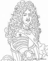 Coloring Pages Louis Xiv King Queens Kings Sun Ludwig Books History Drawing People French Para Color Antoinette Mermaid Marie Library sketch template