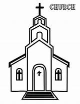 Igreja Getdrawings Colorir Faith Evangelica Chá Páginas Igrejas sketch template