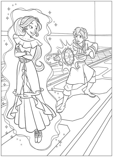 elena  avalor coloring page disney coloring pages coloring pages