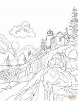 Acadia Phare Nationale Parken Imprimer Kleurplaat Coloriage Kleurplaten Ausmalbilder Supercoloring Denali Nationalparks Staaten Vereinigten Gratuits Coloriages Dessin Stemmen Stuck Wanderjobs sketch template