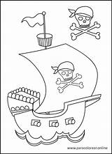 Piratas sketch template