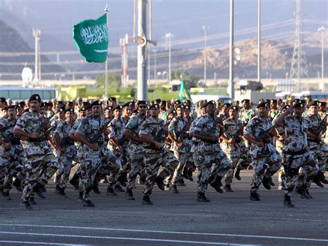 saudi arabia launches north thunder military drill  troops   nations