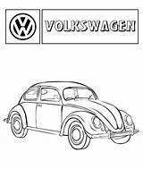 Volkswagen Beetle Pages Coloring Color Car Cars Tocolor Place Kids sketch template