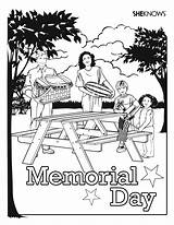 Memorial Coloring Pages Picnic Printable Family Color Print Printables Kids Powered Results Yahoo Getdrawings Drawing Getcolorings Popular sketch template