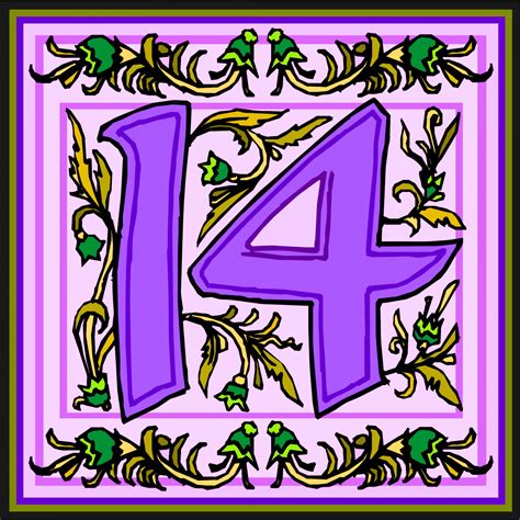 flowery purple number   stock photo public domain pictures