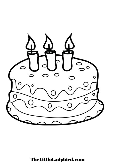 printable cake coloring pages printable world holiday