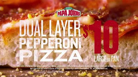 Papa John S Dual Layer Pepperoni Pizza Tv Commercial Showing Love