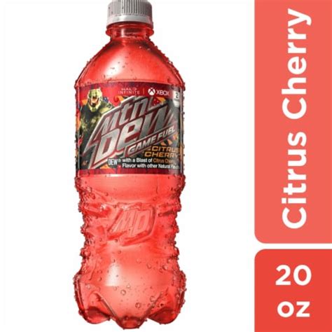 mountain dew game fuel citrus cherry soda bottle  fl oz dillons food stores