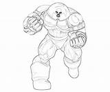 Juggernaut Coloring Pages Marvel Character Alliance Ultimate Colossal Surfing Color Characters Popular sketch template