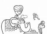 Justin Time Coloring Pages Getcolorings Elephant Printable sketch template