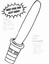 Lightsaber Coloring Pages Star Wars Getcolorings Color Printable sketch template