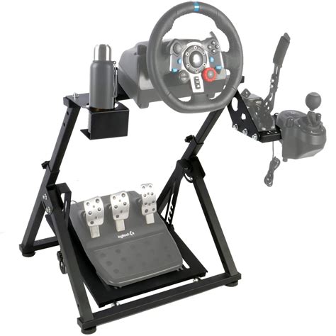 buy anman racing wheel stand  pro shifter adjustable  foldable steering wheel stand fit