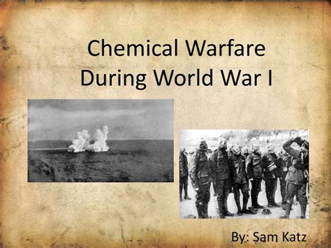 chemical warfare  world war  powerpoint