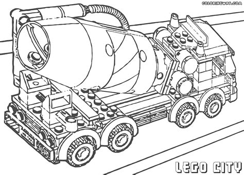 coloring page lego city coloring home