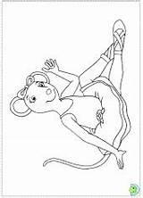 Angelina Ballerina Everfreecoloring sketch template