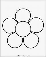 Coloring Pages Simple Flower Easy Basic Flowers Kids Color Printable Nature Popular Getcolorings Print sketch template