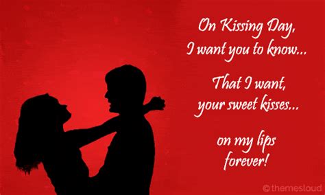I Want Your Sweet Kisses On My Lips Free Kissing Day Uk Ecards