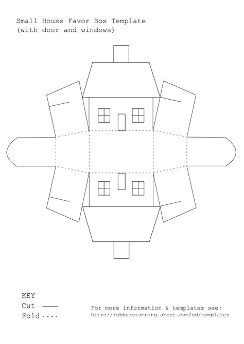 paper house template printable