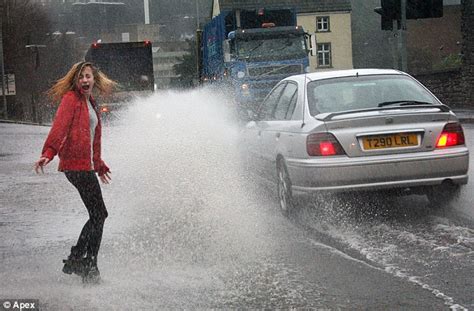 Uk Severe Weather Warning Britain Battered By 105mph Gales Which Leave