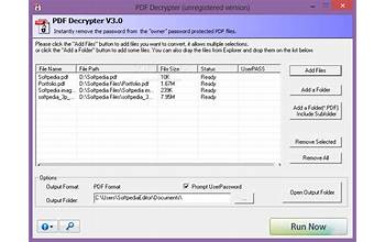 PDF Decrypter Pro screenshot #2