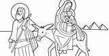 Holy Family Coloring Pages sketch template