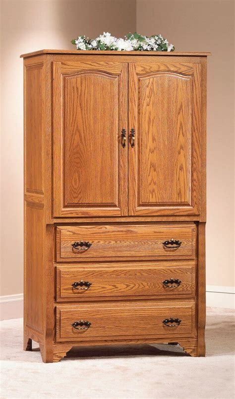 oak crest armoire solid wood