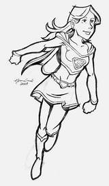 Coloring Pages Girl Superheroes Superhero Super Hero Miracle Timeless sketch template