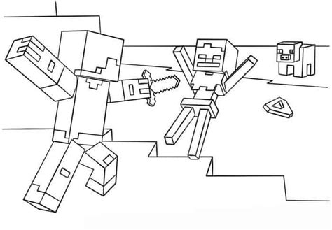 minecraft story mode coloring pages  printable minecraft coloring