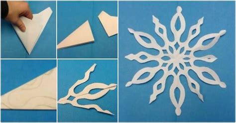 Diy Easy Paper Cut Snowflake