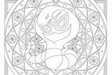 Coloring Pokemon Arbok Windingpathsart Pages sketch template