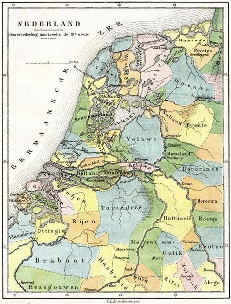 kaart van nederland van omstreeks het jaar  early world maps  world maps  maps