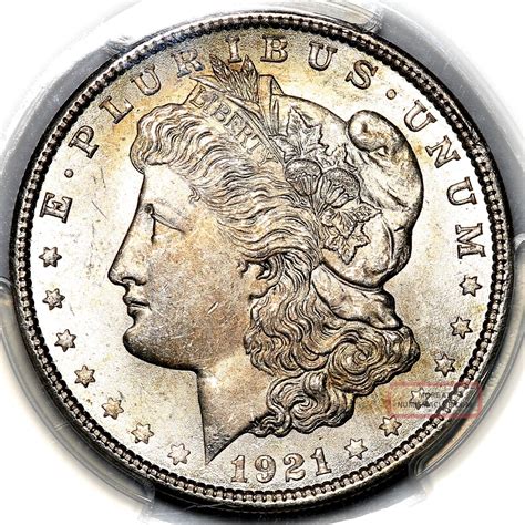liberty united states philadelphia silver morgan dollar  coin pcgs ms
