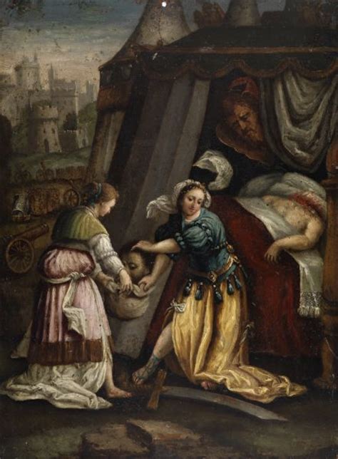 judith with the head of holofernes after jan saenredam teaching with
