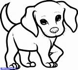 Puppy Drawing Easy Cute Coloring Pages Dog Puppies Dogs Yorkie Sketch Line Drawings Nice Simple Draw Kids Cartoon Clipart Step sketch template