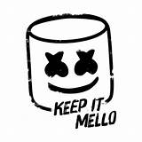 Marshmello Coloring Dj Pages Mello Keep Shirt Trending Days Last sketch template