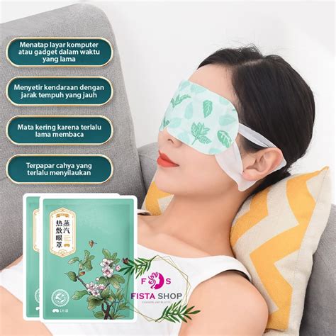 Jual Steam Eye Mask Masker Mata Uap Kompes Mata Lelah Bebbo Indonesia