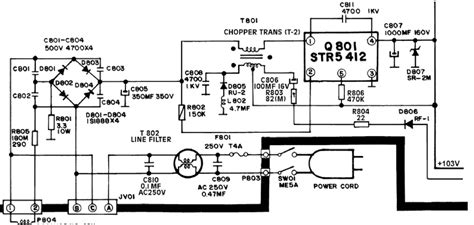 electro  str  smps circuit diagram schematic diagram  supra daewoo tvs