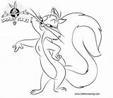 Coloring Pages Penelope Tunes Looney Pussycat Printable Kids sketch template