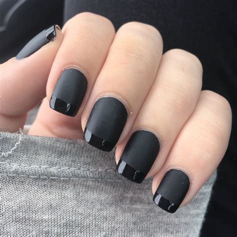 matte black  gloss tips rebrncom