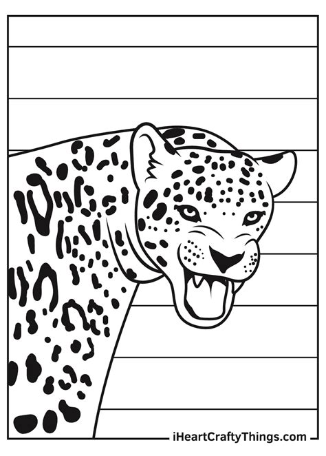inspirational stock jaguar coloring pages jaguar  printable