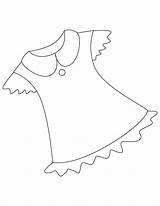 Apron Tunic Colouring Library sketch template