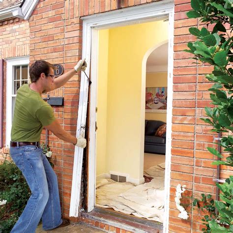 replace  exterior door composite front door replacement