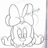 Minnie Tecido Fraldas Disegni Risco Minie Colorare Bébé Riscos Gratuites Feuilles Souris Feutrine Dessins Coloriages Silhouette sketch template