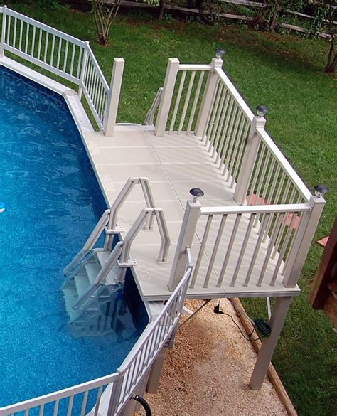 Prefabricated Deck Kits For Above Ground Pool 40 Uniquely Awesome