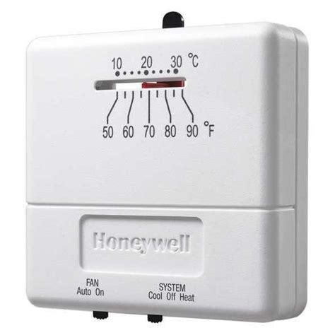 honeywell home heat  cool  programmable thermostat     wall mount mvac