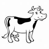 Vaca Vacas Krowa Kolorowanka Kolorowanki Druku Cow Darmowe Kuh Zwierzęta Granja sketch template